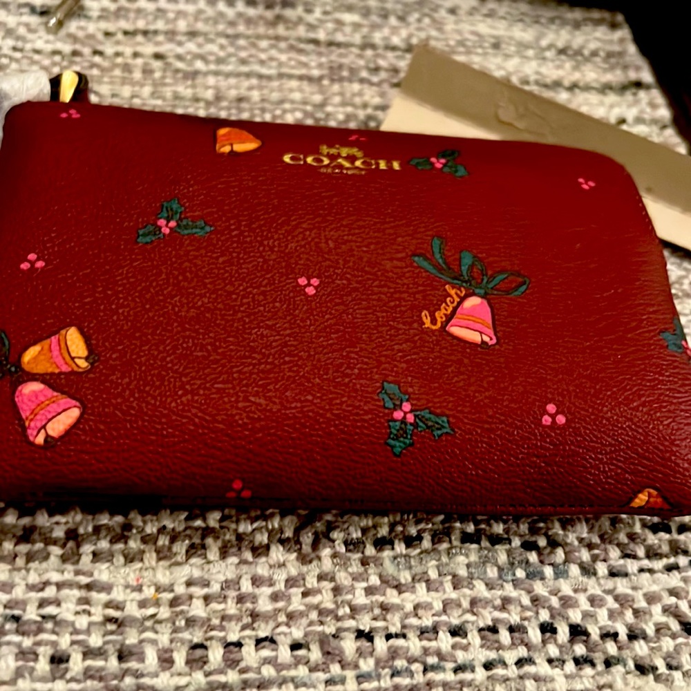 Small coach wristlet